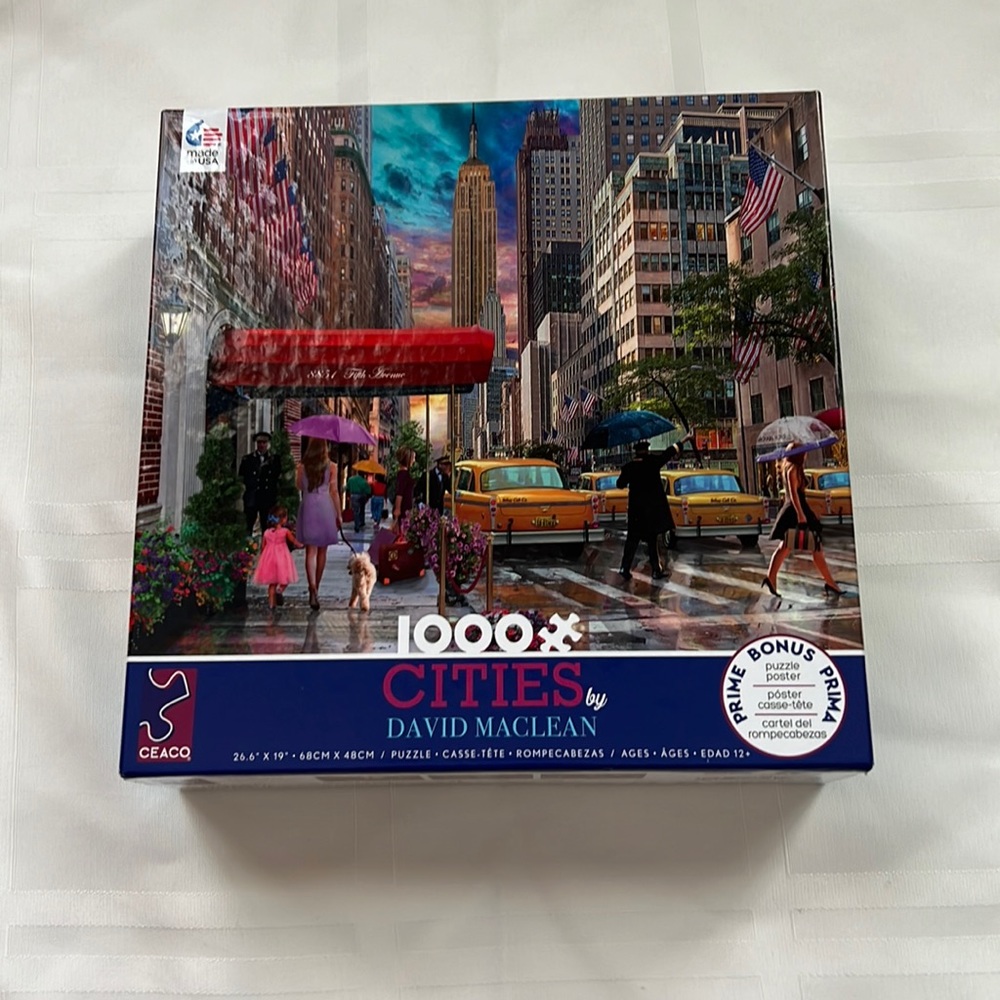 1000 Cities by David Maclean Puzzle